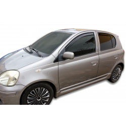 Okenski deflektorji za TOYOTA YARIS 5D, 2001-2006 (+OT), 4 kosov (sprednja + zadnja deflektorja)