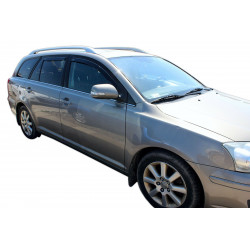 Okenski deflektorji za TOYOTA AVENSIS II T25 5D, 2003-2008 (+OT) COMBI, 4 kosov (sprednja + zadnja deflektorja)