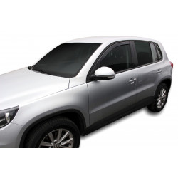 Okenski deflektorji za VOLKSWAGEN TIGUAN I 5D, 2007-2015 (+OT), 4 kosov (sprednja + zadnja deflektorja)