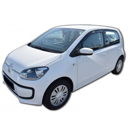 Okenski deflektorji Okenski deflektorji za VOLKSWAGEN UP! 5D, 2012 in novejše, 2 kosa (sprednja deflektorja) | race-shop.si