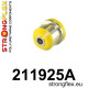 Poliuretanski silent bloki STRONGFLEX - 211925A: Front upper arm bush SPORT | race-shop.si