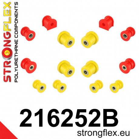 Poliuretanski silent bloki STRONGFLEX - 216252B: Rear suspension bush kit | race-shop.si