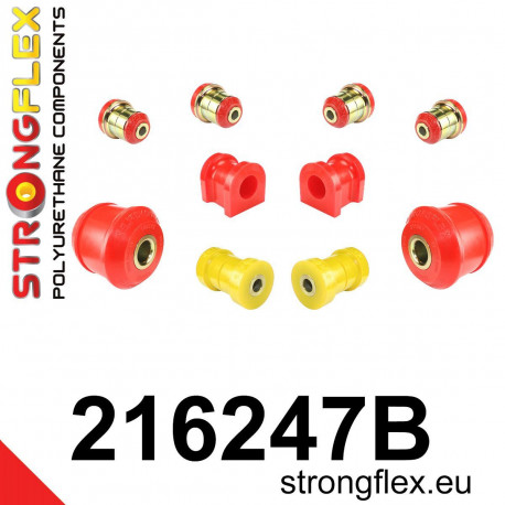 Poliuretanski silent bloki STRONGFLEX - 216247B: Front suspension bush kit | race-shop.si