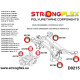 Poliuretanski silent bloki STRONGFLEX - 021785B: Rear subframe - front bush | race-shop.si