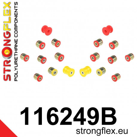Poliuretanski silent bloki STRONGFLEX - 116249B: Rear suspension bush kit | race-shop.si