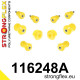Poliuretanski silent bloki STRONGFLEX - 116248A: Front suspension bush kit SPORT | race-shop.si