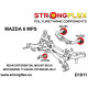 Poliuretanski silent bloki STRONGFLEX - 101705B: Rear differential - rear bush | race-shop.si