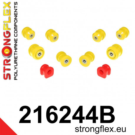 Poliuretanski silent bloki STRONGFLEX - 216244B: Front suspension bush kit | race-shop.si