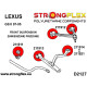Poliuretanski silent bloki STRONGFLEX - 216244B: Front suspension bush kit | race-shop.si