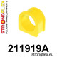 Poliuretanski silent bloki STRONGFLEX - 211919A: Steering clamp bush SPORT | race-shop.si