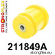 Poliuretanski silent bloki STRONGFLEX - 211849A: Rear subframe - front bush SPORT | race-shop.si