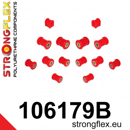 Poliuretanski silent bloki STRONGFLEX - 106179B: Rear suspension bush kit | race-shop.si