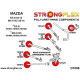 NC (05-14) STRONGFLEX - 101690B: Rear lower - front arm bush | race-shop.si