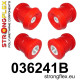 Poliuretanski silent bloki STRONGFLEX - 036241B: Rear subframe bush kit | race-shop.si