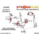 Poliuretanski silent bloki STRONGFLEX - 211884B: Front upper arm bush | race-shop.si
