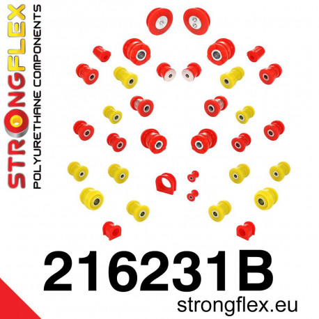 I (99-05) STRONGFLEX - 216231B: Full suspension polyurethane bush kit | race-shop.si