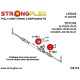 Poliuretanski silent bloki STRONGFLEX - 211842B: Steering rack mount bush | race-shop.si