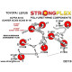 Poliuretanski silent bloki STRONGFLEX - 216228B: Full suspension bush kit | race-shop.si
