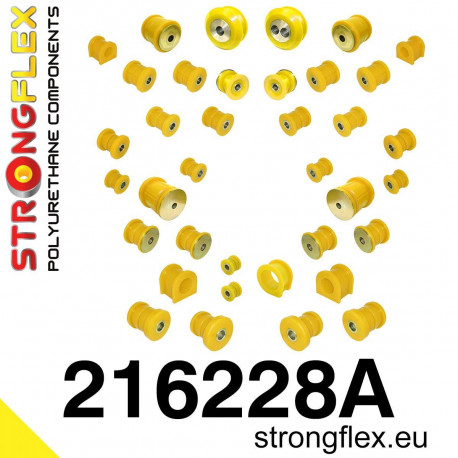 Supra IV (93-02) STRONGFLEX - 216228A: Full suspension bush kit SPORT | race-shop.si