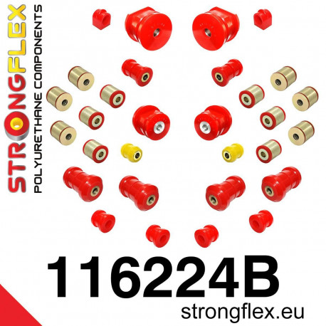 W124 STRONGFLEX - 116224B: Full suspension bush kit | race-shop.si