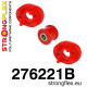 Poliuretanski silent bloki STRONGFLEX - 276221B: Engine mount insert | race-shop.si
