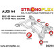 C6 (04-11) Quattro & Allroad STRONGFLEX - 026214A: Rear subframe bush kit SPORT | race-shop.si