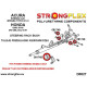 CRX del Sol (92-97) STRONGFLEX - 086201A: Steering rack mount bush kit SPORT | race-shop.si