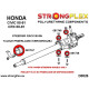 CRX (88-91) STRONGFLEX - 086200A: Steering rack mount bush kit SPORT | race-shop.si