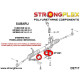 Poliuretanski silent bloki STRONGFLEX - 276183A: Steering rack mount bush kit SPORT | race-shop.si