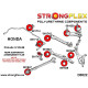 Poliuretanski silent bloki STRONGFLEX - 081647A: Rear trailing arm front bush SPORT | race-shop.si