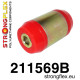 Poliuretanski silent bloki STRONGFLEX - 211569B: Rear trailing arm rear inner bush | race-shop.si