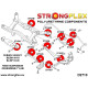 Baja (02-06) STRONGFLEX - 276159B: Full rear suspension bush kit | race-shop.si