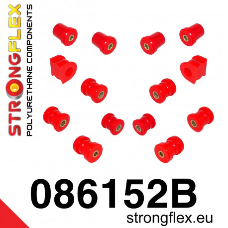 Poliuretanski silent bloki STRONGFLEX - 086152B: Rear suspension bush kit AP2 | race-shop.si