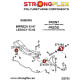 Baja (02-06) STRONGFLEX - 276081A: Front suspension bush kit SPORT | race-shop.si