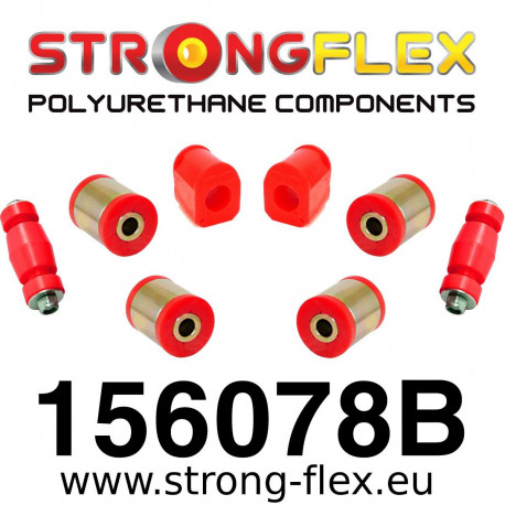 I (90-01) STRONGFLEX - 156078B: Front kit suspension polyurethane bushes | race-shop.si
