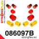 Poliuretanski silent bloki STRONGFLEX - 086097B: Front suspension bush kit | race-shop.si