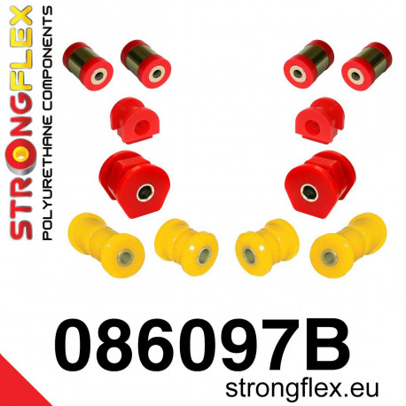 Poliuretanski silent bloki STRONGFLEX - 086097B: Front suspension bush kit | race-shop.si