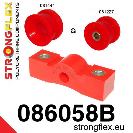 400 (95-00) STRONGFLEX - 086058B: Shift lever stabilizer and extension mounting bush kit | race-shop.si