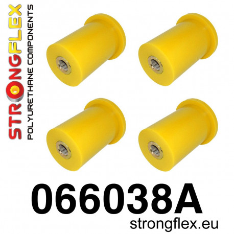 Poliuretanski silent bloki STRONGFLEX - 066038A: Rear trailing arm bushes kit SPORT | race-shop.si