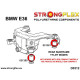 E36 (90-99) STRONGFLEX - 036107B: Rear beam mounting bush kit | race-shop.si