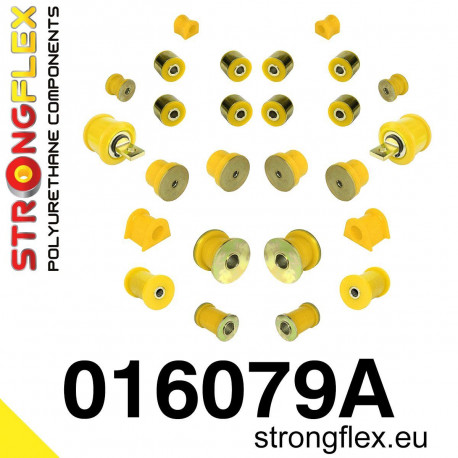 GT (03-10) STRONGFLEX - 016079A: Full suspension bush kit SPORT | race-shop.si