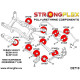 Baja (02-06) STRONGFLEX - 271523B: Rear trailing arm front bush | race-shop.si