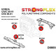 CRX (88-91) STRONGFLEX - 081162B: Engine mount inserts left side | race-shop.si
