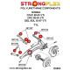 CRX del Sol (92-97) STRONGFLEX - 081102A: Rear lower shock mounting bush SPORT | race-shop.si