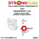 Cinquecento (91-98) STRONGFLEX - 061221B: Gearbox mount inserts | race-shop.si