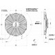 Ventilatorji 12V Univerzalni električni ventilator SPAL 305mm - pihanje, 12V | race-shop.si