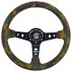 Steering wheel RACES Corsa camo, 350mm, suede, 90mm deep dish