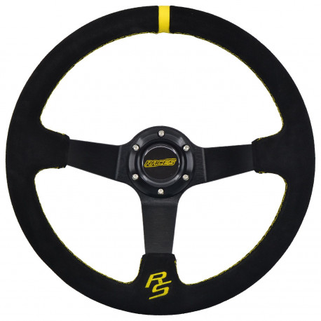 Promocije Steering wheel RACES Corsa, 350mm, suede, 90mm deep dish | race-shop.si