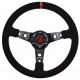 Volani Steering wheel RACES Corsa EVO, 350mm, suede, 65mm deep dish | race-shop.si
