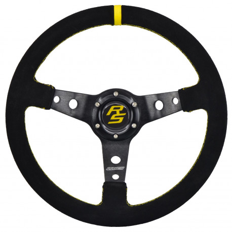 Promocije Steering wheel RACES Corsa EVO, 350mm, suede, 65mm deep dish | race-shop.si